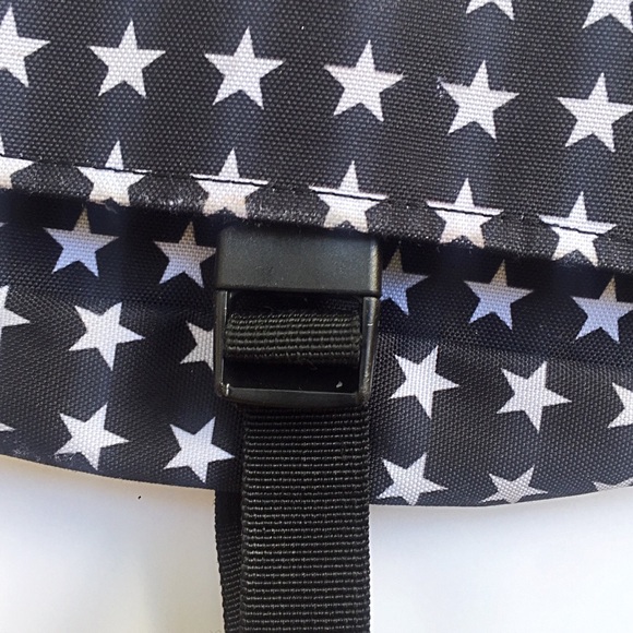 Dickies Bags Dickies Black And White Star Messenger Laptop Bag